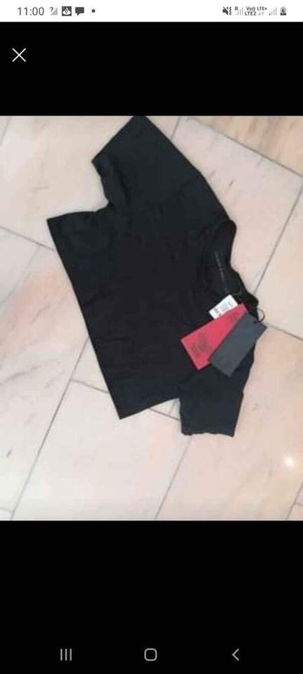 Alexander Wang x H&M Black Crop Top S Small Medium unisex hm new with tags